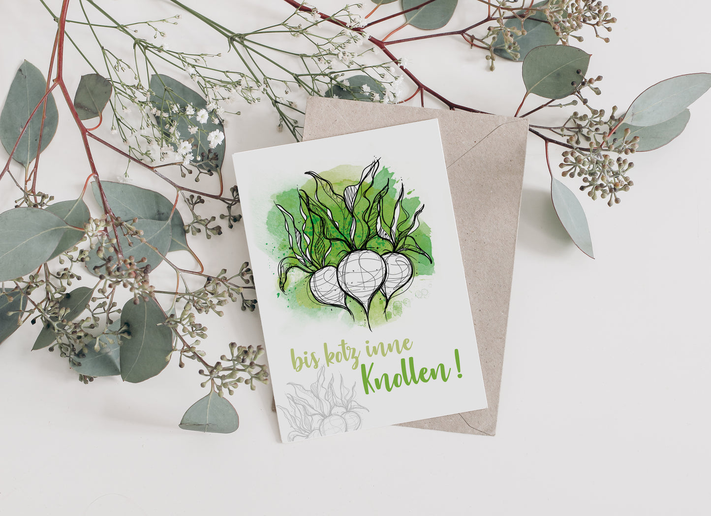 Bis kotz inne Knollen!