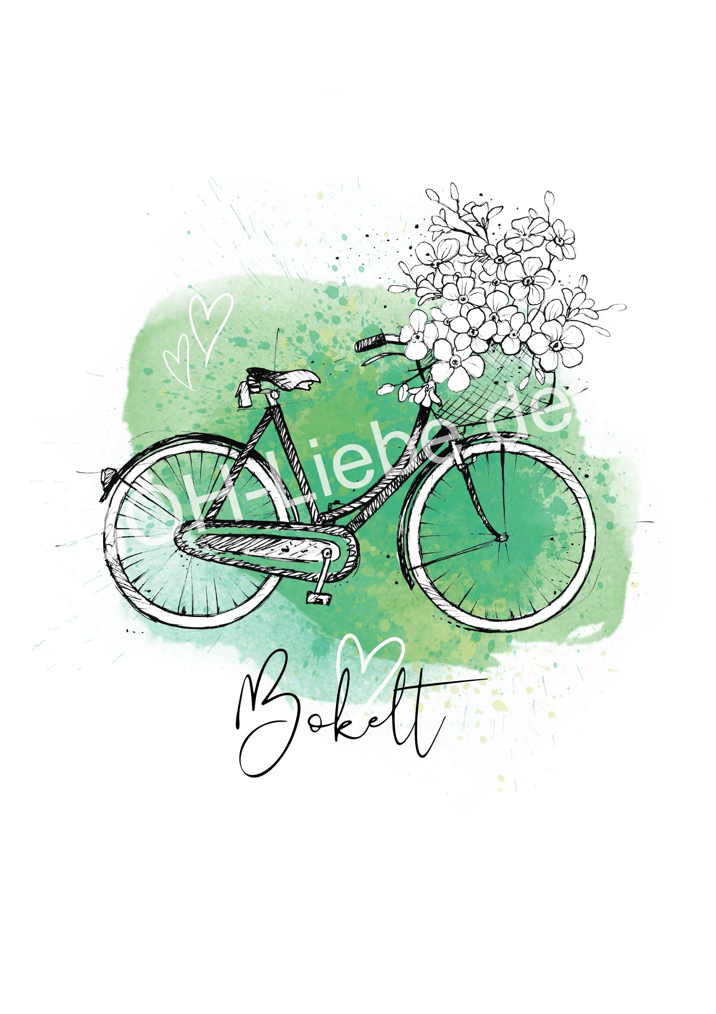 Blümchen Fahrrad "Bokelt"
